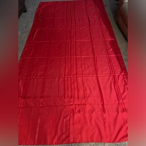 Bright Red Tablecloth 60x120 Plus 12 Dinner Napkins